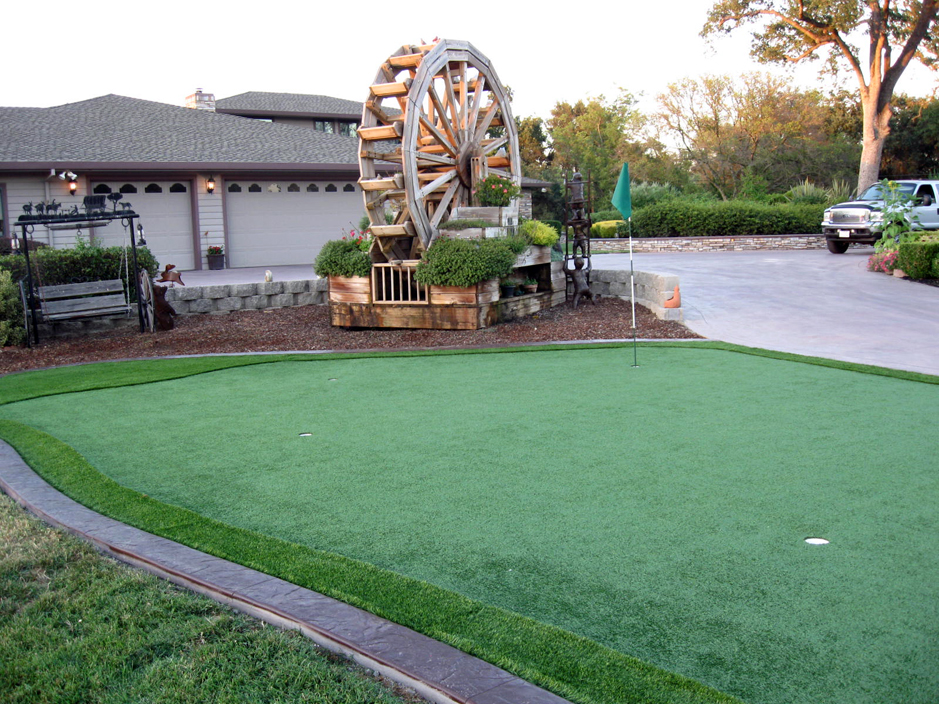 Synthetic Grass Cost Yoakum Texas Outdoor Putting Green Front