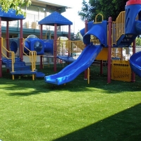 Fake Grass Carpet Panorama Village, Texas Backyard Playground, Commercial Landscape