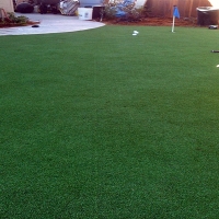 Green Lawn La Paloma, Texas Home Putting Green, Backyard Landscape Ideas