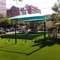Installing Artificial Grass Ennis, Texas Upper Playground, Commercial Landscape