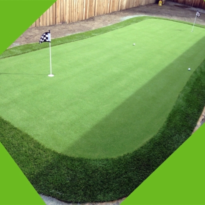 Fake Grass for Yards, Backyard Putting Greens in Woodcreek, Texas