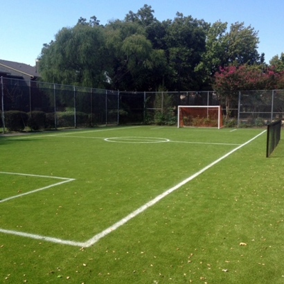 Synthetic Turf Big Spring, Texas Red Turf, Commercial Landscape