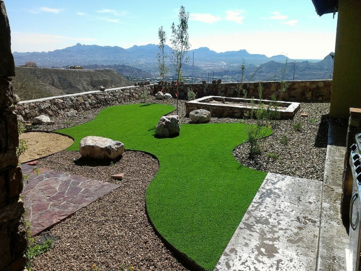 Artificial Grass Installation Monahans, Texas Landscaping Business, Backyard