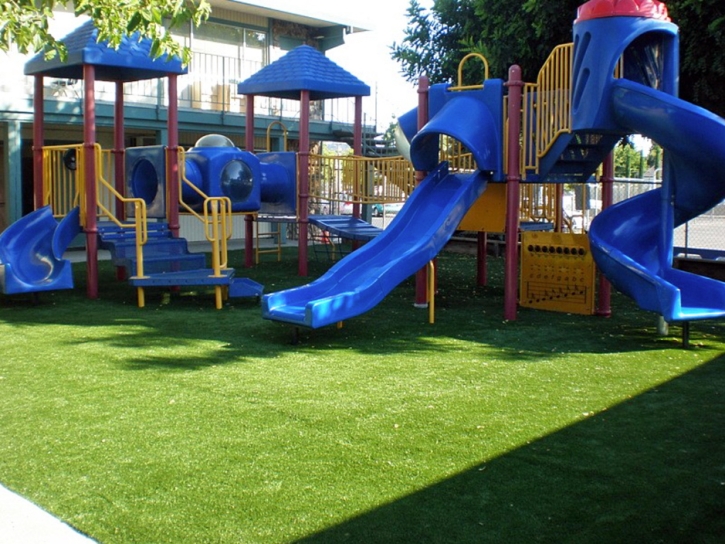 Fake Grass Carpet Panorama Village, Texas Backyard Playground, Commercial Landscape