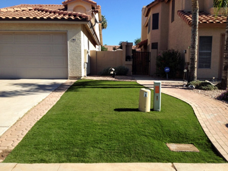 Fake Lawn Plano, Texas Paver Patio, Front Yard