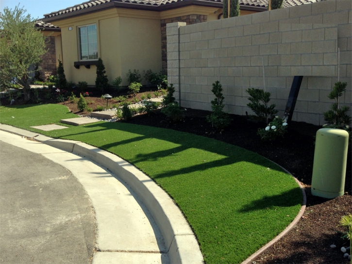 Faux Grass Castle Hills, Texas Landscape Rock, Front Yard Landscape Ideas