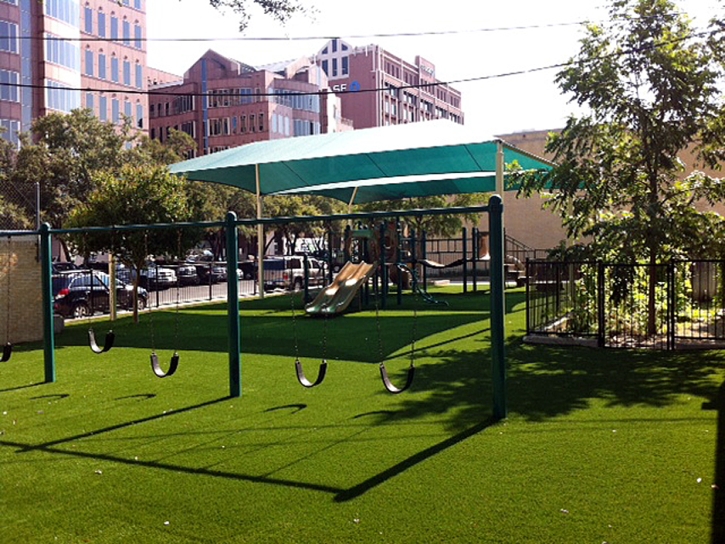 Installing Artificial Grass Ennis, Texas Upper Playground, Commercial Landscape