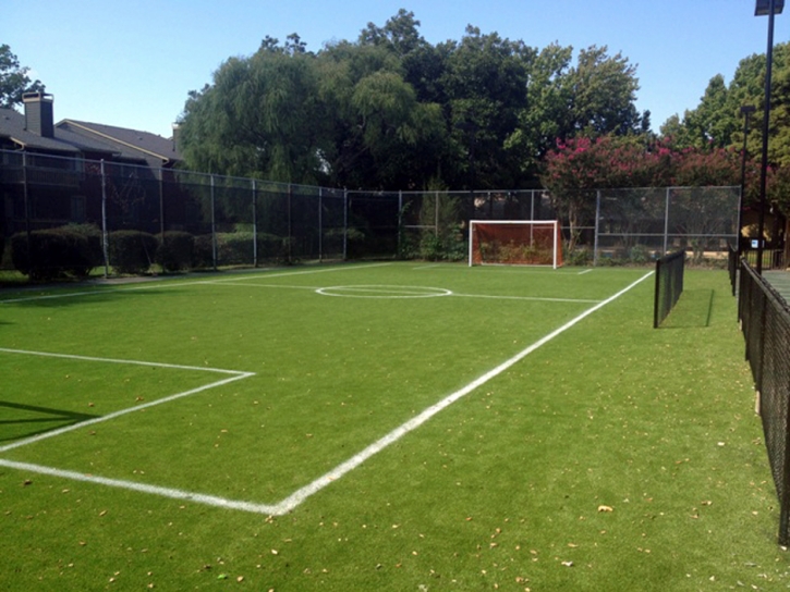 Synthetic Turf Big Spring, Texas Red Turf, Commercial Landscape